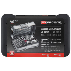 coffret multi-serrage à cliquet compact