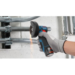 Meuleuse angulaire gws 12v-76 solo clicketgo, l-boxx
