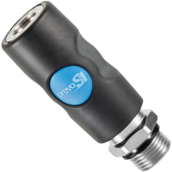 Raccord rapide securite filete male cylindrique g 1/2