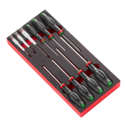 Tournevis prot2 module mousse 10pce
