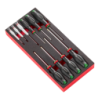 Tournevis prot2 module mousse 10pce