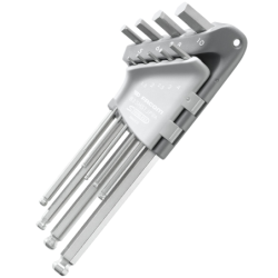 Jeu 9 cles males 6 pans inox