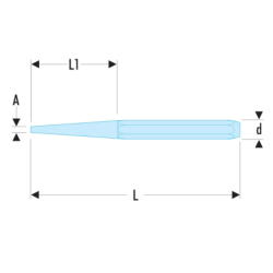 Chasse-clou std -diam.6mm