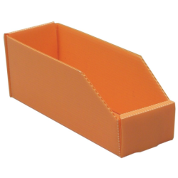 Bac polypropylène à monter 2.8l - orange 90x380x105