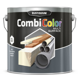 Peinture combicolor multi-surface satin 2,5 l - ral 9016