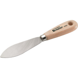 Couteau a mastiquer acier bois