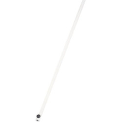 Tringle pour cremone pompier 11,7 x 11,7 mm - 2500 mm - blanc