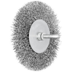 Brosses plates sur tige, non torsadées rbu brosses plates, non