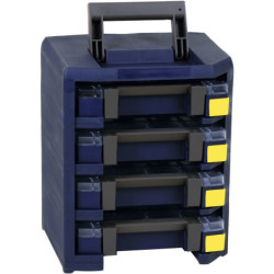 Armoire portative HandyBoxxser polypropylène avec 4 mallettes à compartiments