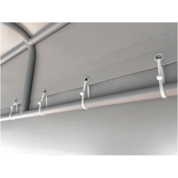 Sachet de 100 colliers rilsans blanc 4.8x370