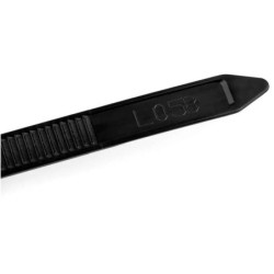 Sachet de 100 colliers rilsan noir 4.8x200