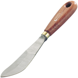 Couteau a mastiquer acier bois