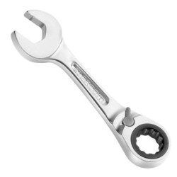 Cle mixte a cliquet courte 9mm