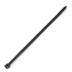 Sachet de 100 colliers type rilsan noir 370x4.8mm