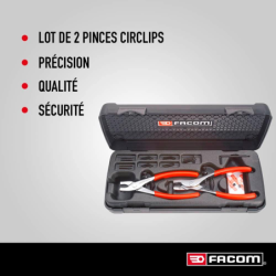 Jeu 2 pinces circlips