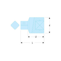 Reducteur 1/2' a 3/8'