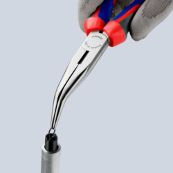Pince téléphone polie coudée avec branches multicomposant 200mm knipex