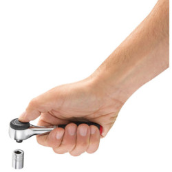 Cliquet manche rotatif 1/4''