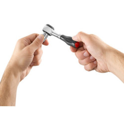 Cliquet manche rotatif 1/4''
