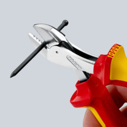 Pince coupante diagonale compacte vde avec branche s en plastique 160mm knip ex
