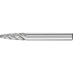 Fraise sur tige carbure f orme ogive bout rond 1225 steel 6mm 12x25mm pferd