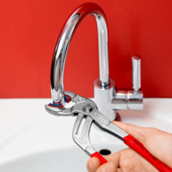 Pince a siphon avec mors chromes 250mm KNIPEX