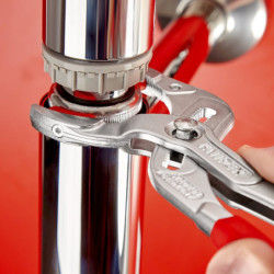 Pince a siphon avec mors chromes 250mm KNIPEX