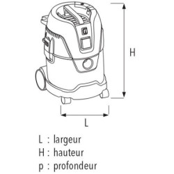 Aspirateur dcp 25