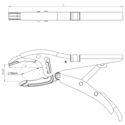 Pince etau master pro cremaillere 4 positions lg 250 mm ouv.80 mm