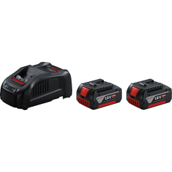 Starter-set 2x gba 18v 5,0 ah + gal 1880 cv