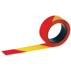 Ruban 'rubaplast' rouge jaune 100mx50mm