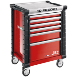 Servante JETM3 6 tiroirs rouge