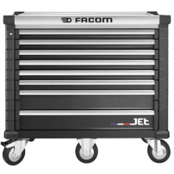 Servante JETM5 8 tiroirs noire