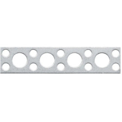 Bande perforee galvanise 10mx19x0.8