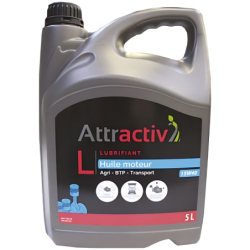 Huile moteur - Attractiv' mot 15w40 - bidon 5L.