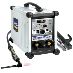 Poste de soudure tig ac/dc 200 a - protig 201 ac/dc fv (avec accessoires)