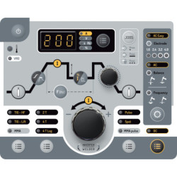 Poste de soudure tig ac/dc 200 a - protig 201 ac/dc fv (avec accessoires)