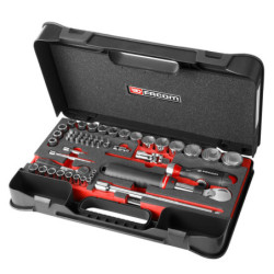Coffret ogv grip douilles 6 pans metriques