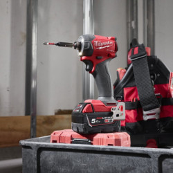 M18 fidrq-0x - visseuse à chocs hydraulic fuel compacte hex 1/4 fuel, 18v, 4 modes