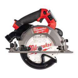 M18 fcsdc165-0c - scie circulaire fuel 66mm, 18v, sans batterie avec adaptateur rail de guidage