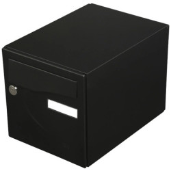 Boite aux lettres preference 1 porte noir mat 9005