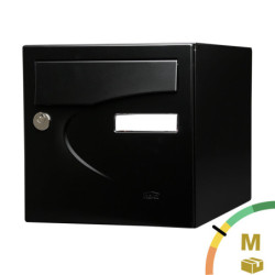 Boite aux lettres preference 1 porte noir mat 9005