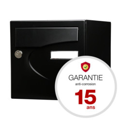 Boite aux lettres preference 1 porte noir mat 9005