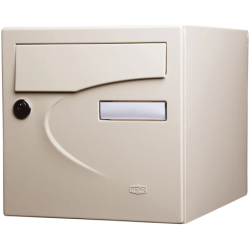 Boite aux lettres preference 1 porte ivoire 1015