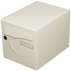 Boite aux lettres preference 1 porte ivoire 1015