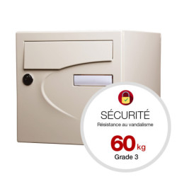 Boite aux lettres preference 1 porte ivoire 1015