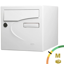 Boîte aux lettres préférence, 1 porte blanc 9016