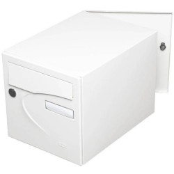 Boîte aux lettres préférence, 2 portes blanc 9016
