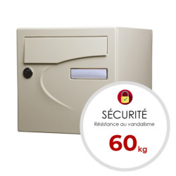 Boite aux lettres preference 2 portes ivoire 1015