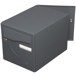 Boite aux lettres preference 2 portes gris anthracite 7016